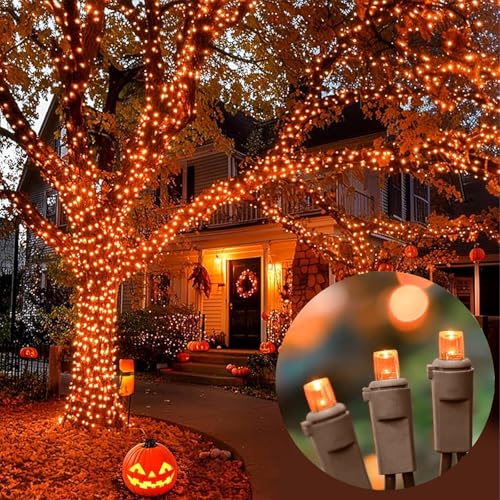 Orange Thanksgiving Mini Lights (100 Count)