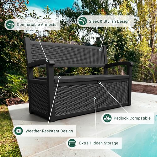 80 Gallon Outdoor Storage Bench