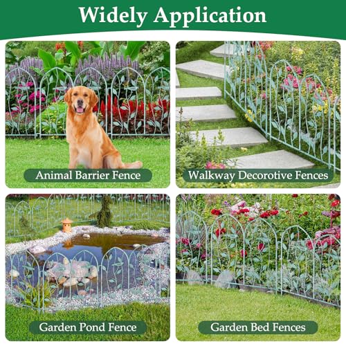Vintage Decorative Garden Fence 6 Pack (6 Count)