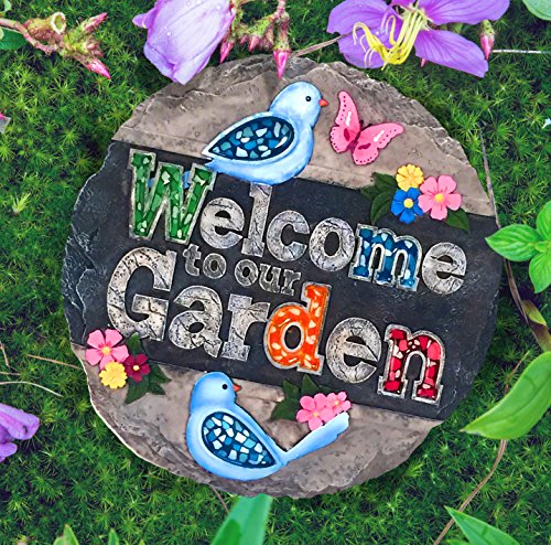 Garden Décor Dogs Leave Pawprints Stepping Stone