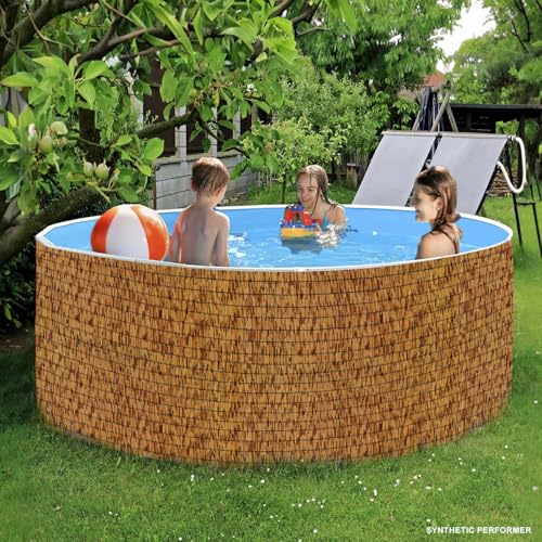Bamboo Fence Reed Fencing 4Feet High Bamboo Privacy Screen Outdoor for Patio (64 Sq Ft)