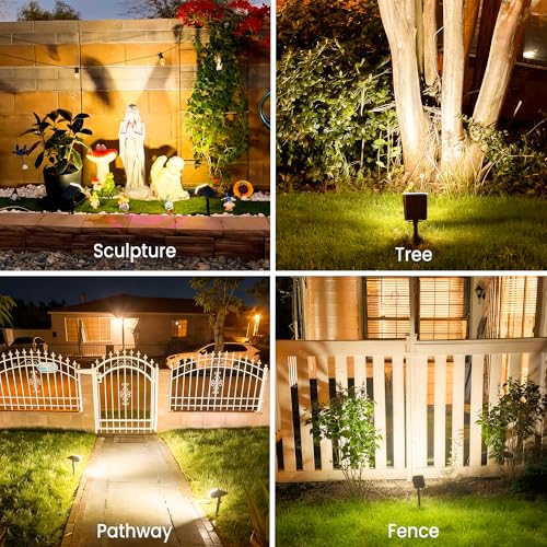 Solar Spot Lights Outdoor Waterproof (2 Count)