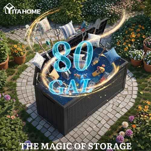 80 Gallon Outdoor Storage Box w