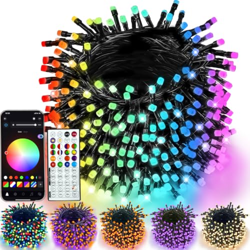 Smart Color Changing Fall Lights String 33 FT 100 LED App Remote