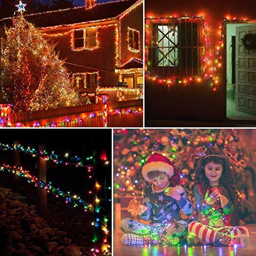 33FT 100 LED Multicolor Christmas Fairy Twinkle String Lights Indoor (33 Foot)