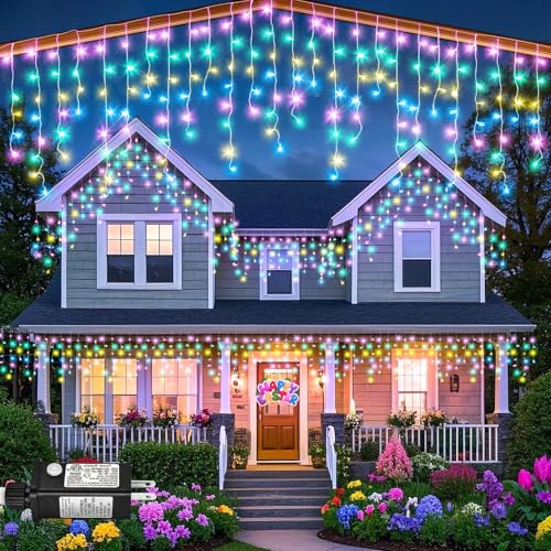99ft Icicle Lights for Outside