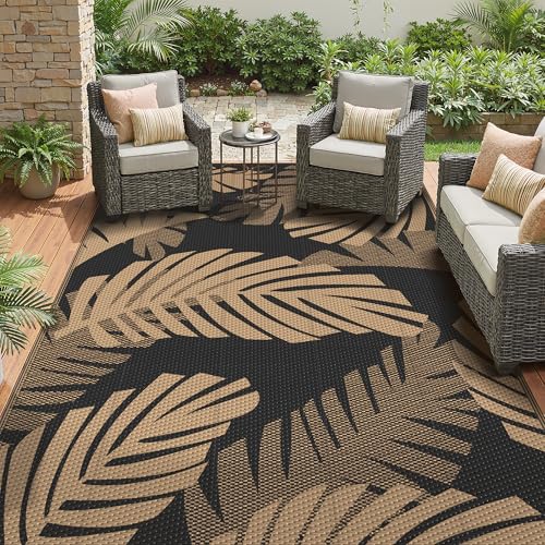 Outdoor Rug Waterproof Plastic Rugs for Patio (54 Sq Ft)