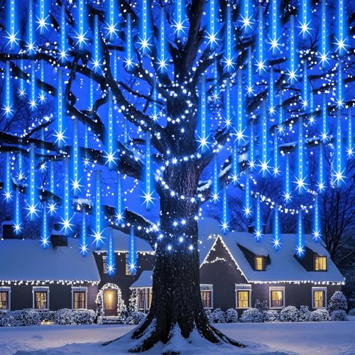 Outdoor Christmas Lights Meteor Shower Light UL Certified (8 Count)