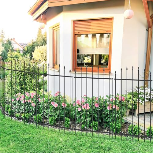 42” x 12’ No Dig Metal Garden Fence with Stakes (252 Sq Ft)
