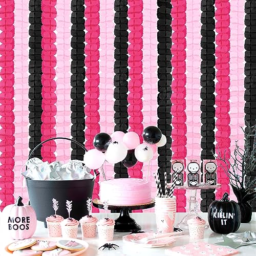 Hot Pink Black Party (157.48 Foot)