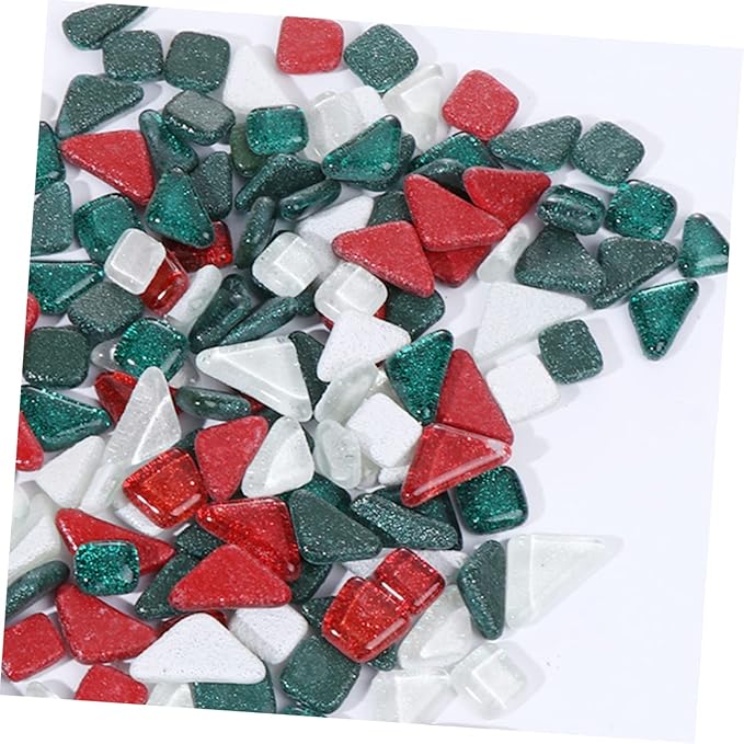500g Glitter Irregular Materials Smooth for Home Decoration Crystal Mosaics for Creative Projects