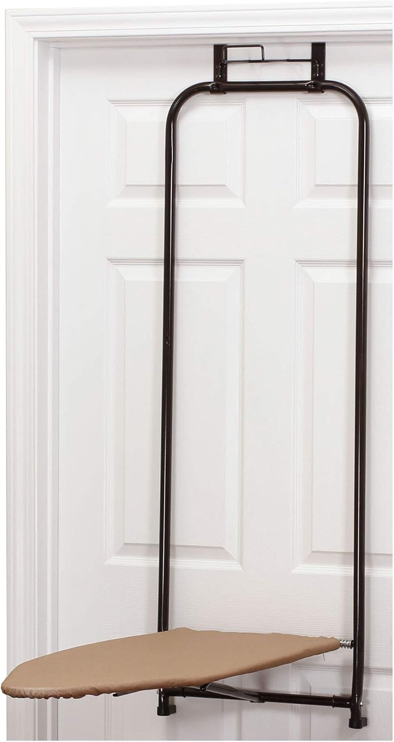 Household Essentials Over-The-Door Steeltop Ironing Board - NestledHome