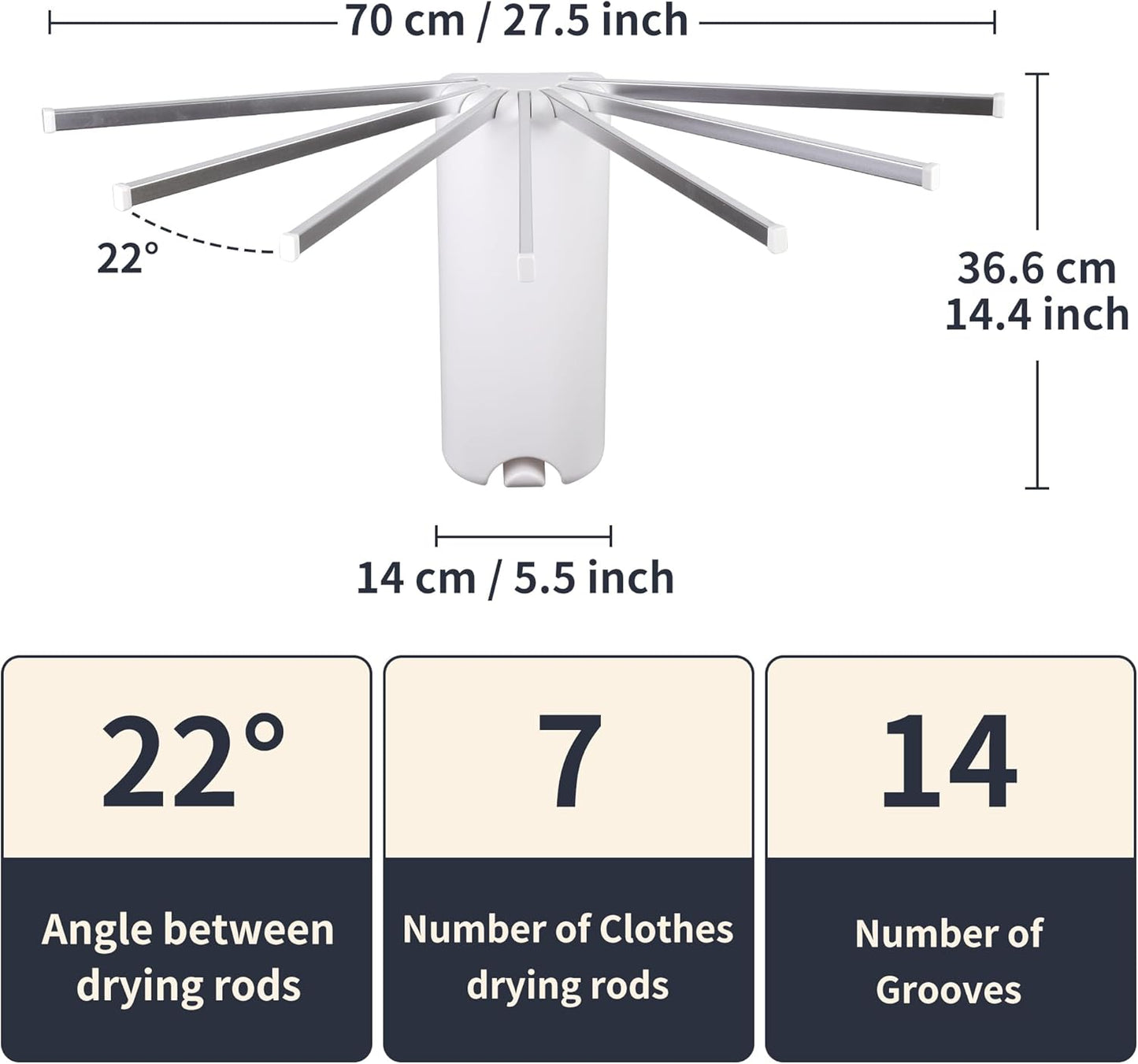 Wall Mounted Clothes Drying Rack - Foldable Tripod, Over The Door Rack for Laundry Bedroom, Household Aluminium - NestledHome
