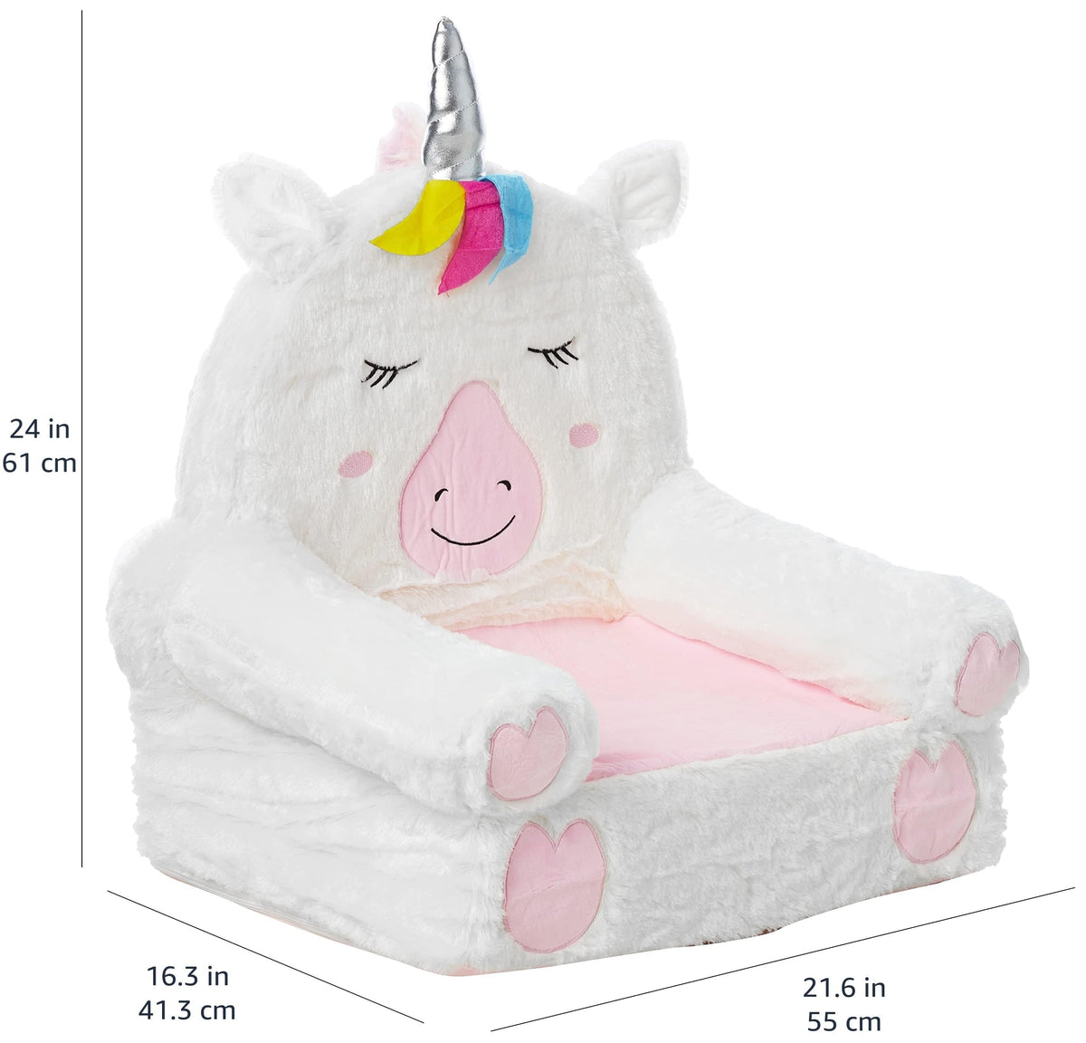 Children's Plush Toddler Chair for Bedroom