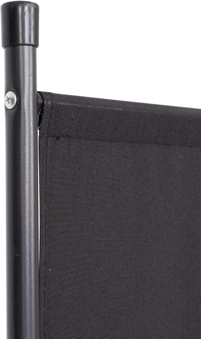 Room Divider Portable Partition Room Dividers and Folding Privacy Screens Fabric Panel Wall Divider for Room Separation, Freestanding Fabric Room Divider Panel/Wheels (Black, 1 Panel-22‘’)