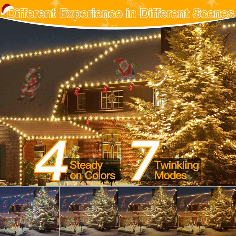 Christmas Lights 800LED 262FT (262 Foot)