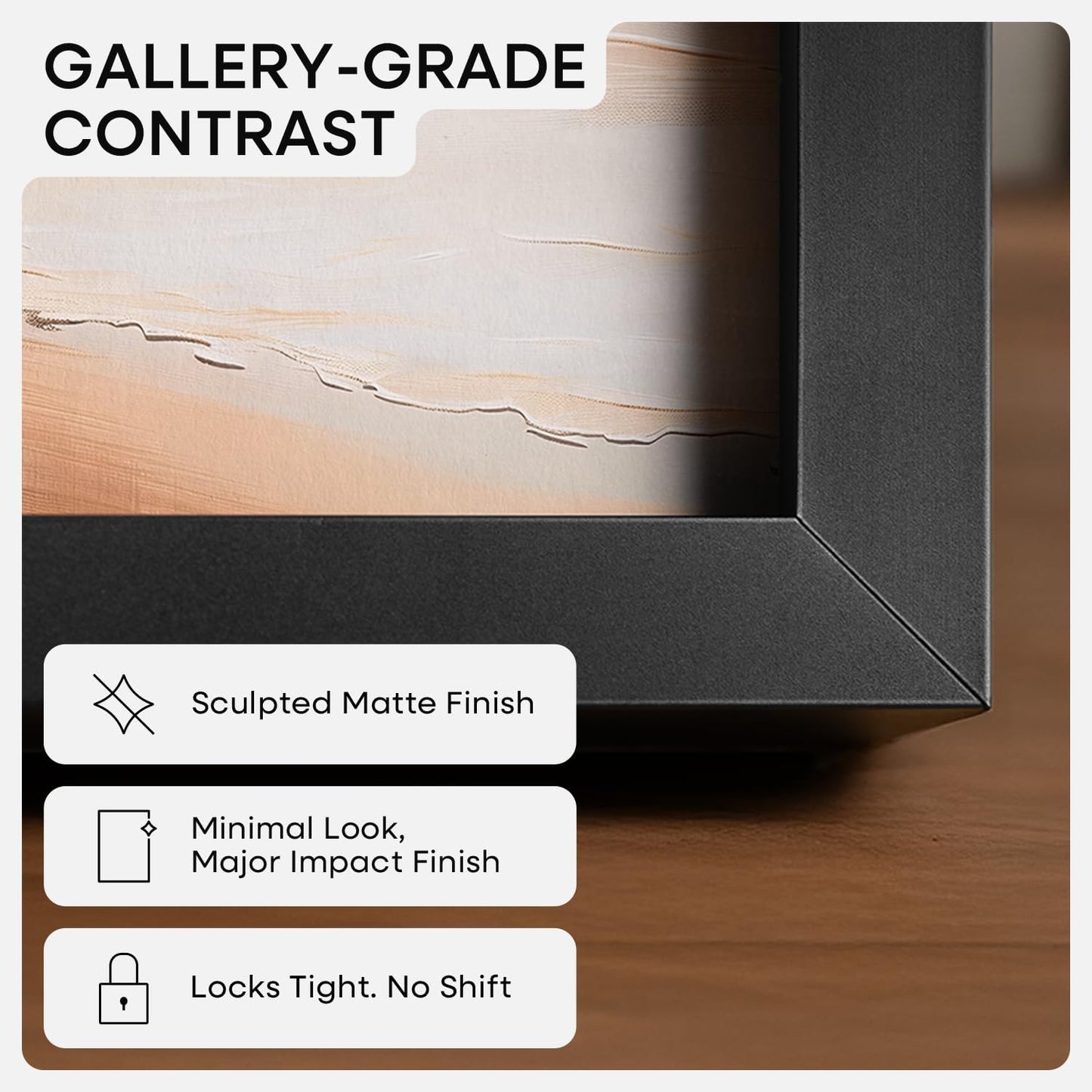 Homeforia Black 11x14 Picture Frame, High End Metal 11x14 Poster Frames with Mat 8x10, 11 x 14 Black Frame Matted to 8 x 10 inch Photo, 11 by 14 Thin Hanging Frames, Tempered Glass, Wall Kit, Set of 1