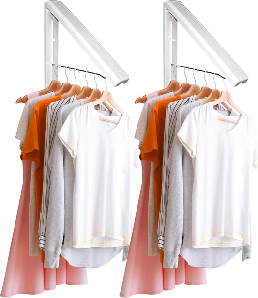 InstaHanger - Wall Mounted Drying Rack - The Original Collapsible Clothes Drying Rack and Storage - NestledHome