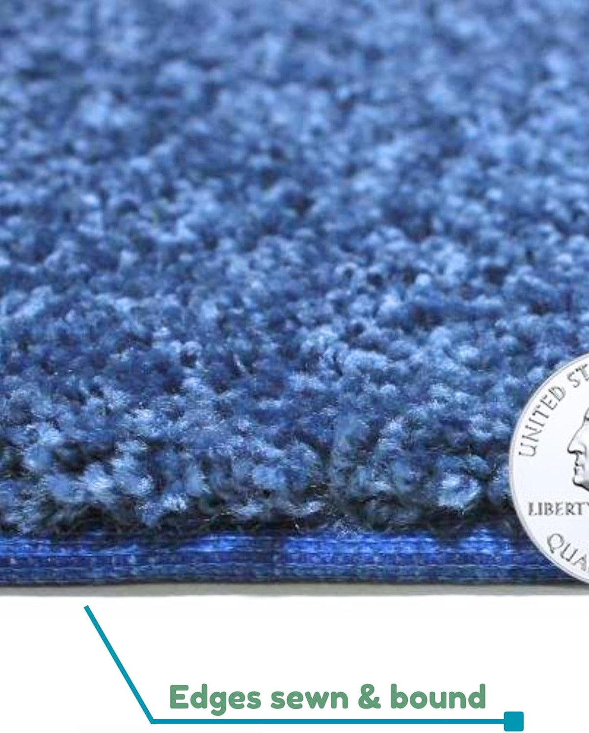 KOECKRITZ Soft and Colorful Kids Classroom Area Rugs (Passes Flammability Pill Test) Many Sizes and Bright Colors to Select from (9' Round, Royal) - NestledHome