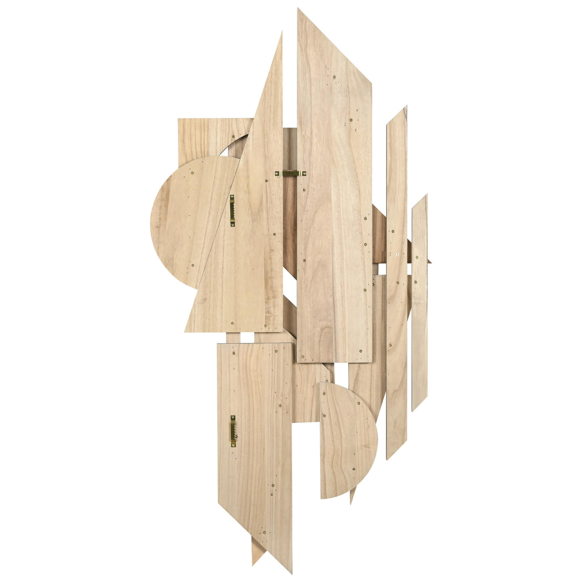 Moonlit Mist I & II Hand Made & Hand Finished Dimensional Solid Wood Abstracts