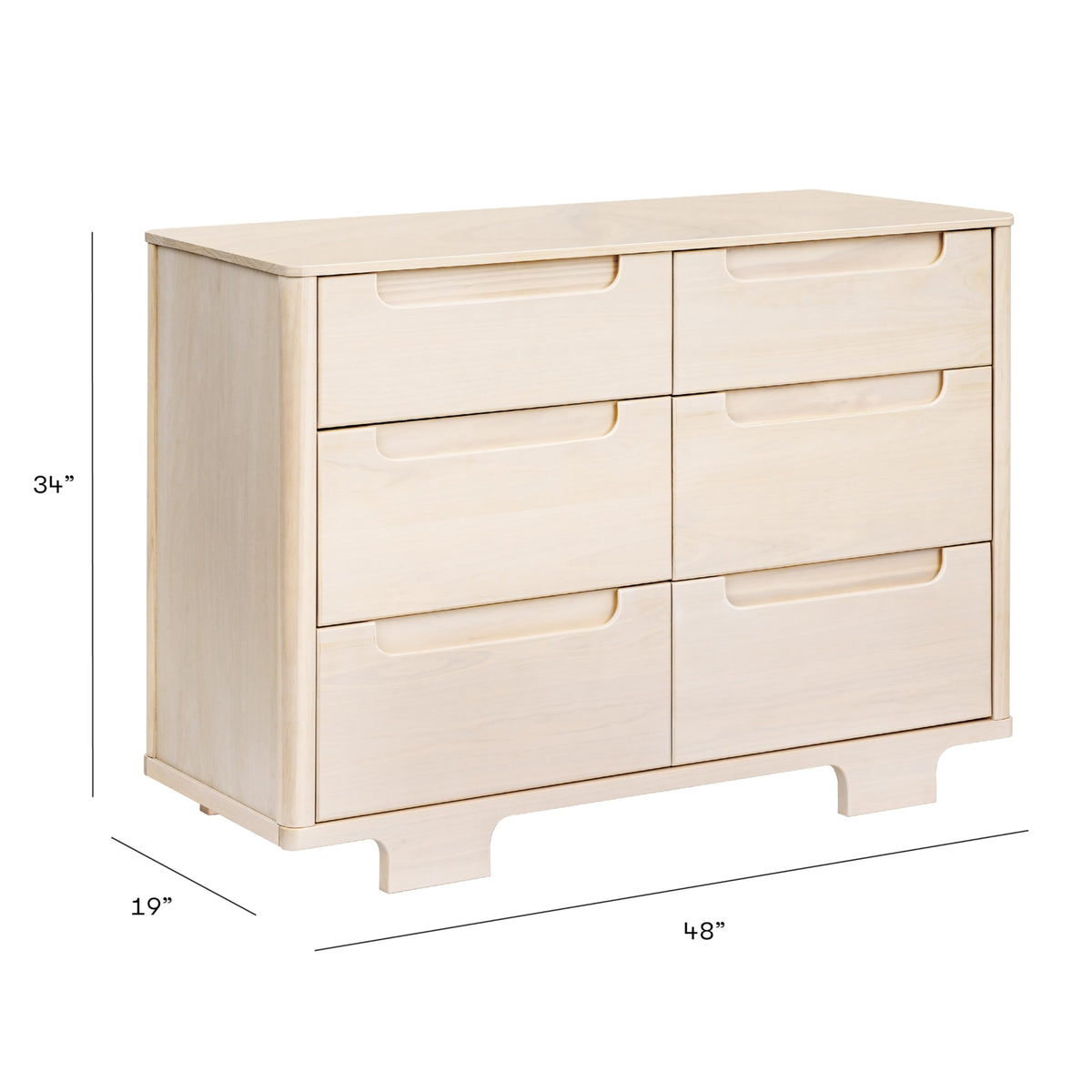 Yuzu 6 Drawer Dresser with Over 10