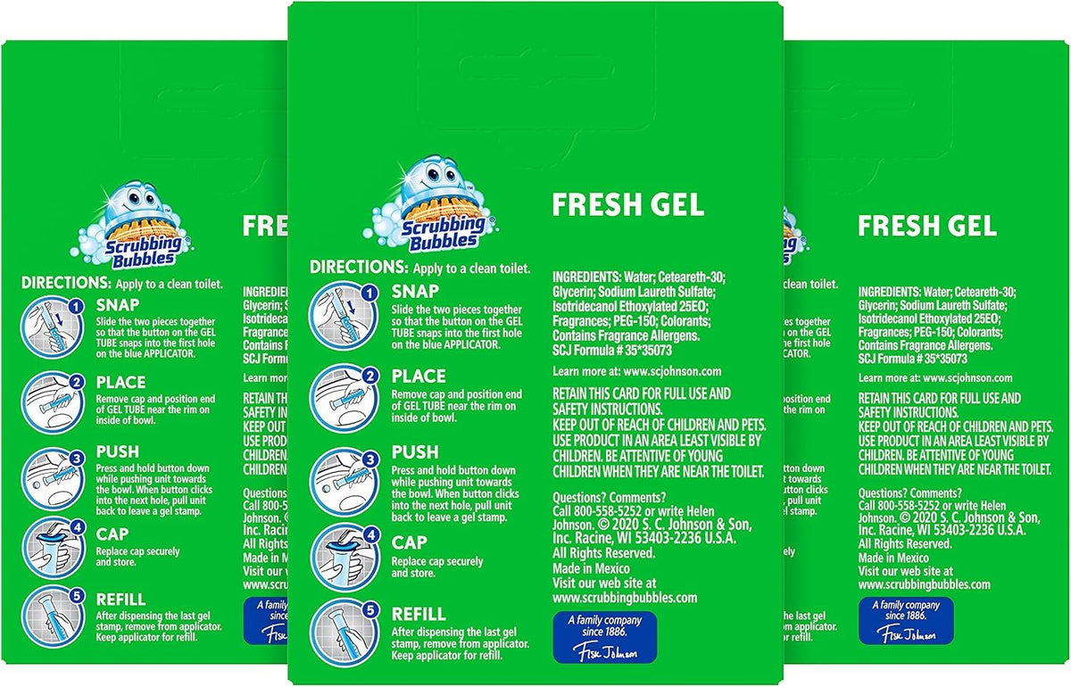 Fresh Gel Toilet Bowl Cleaner Refills (36 Count)