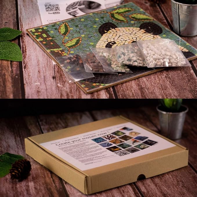 Mosaic Art Kit Square 7inch 20cm Hare