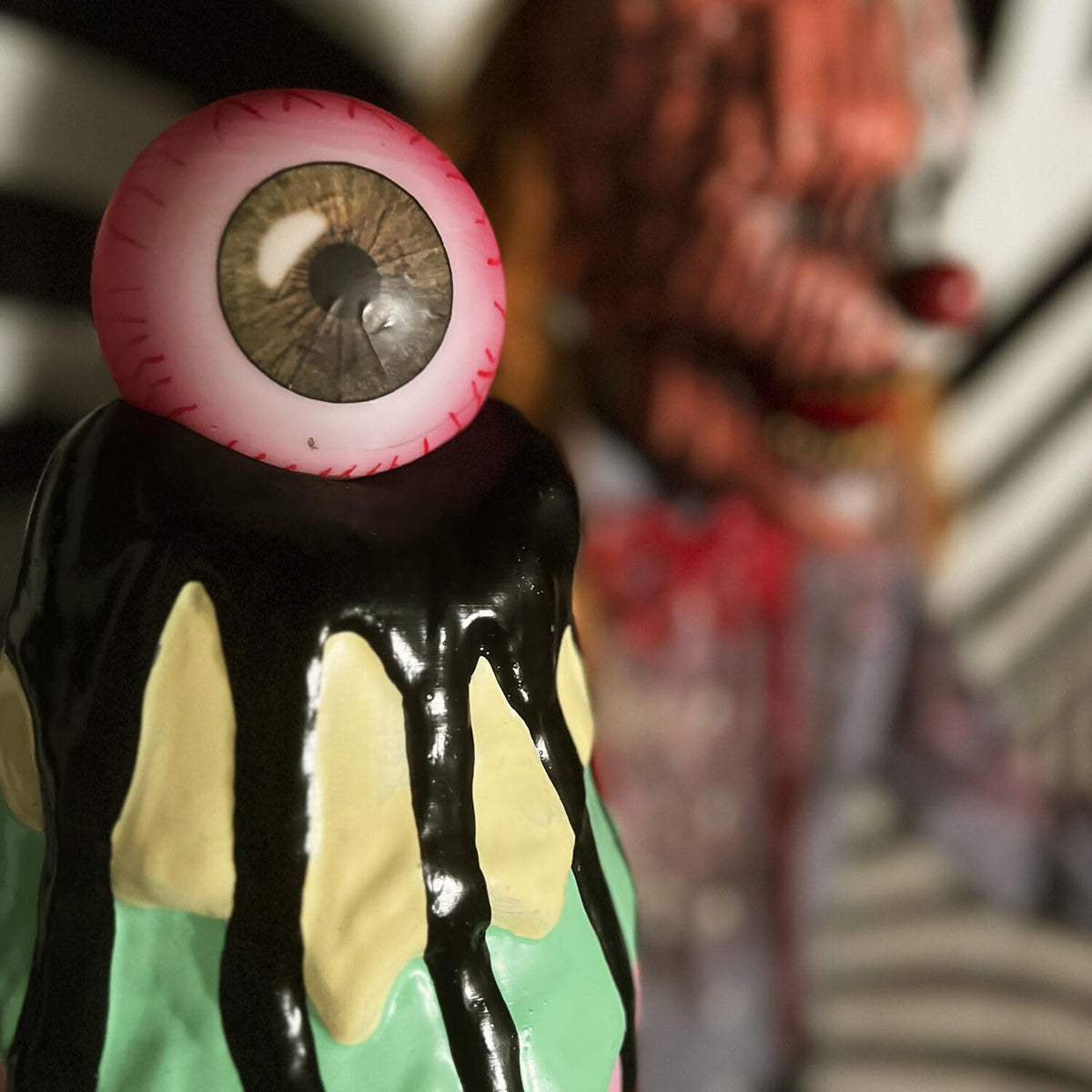 6.9 Ft. I Scream Clown Animatronic