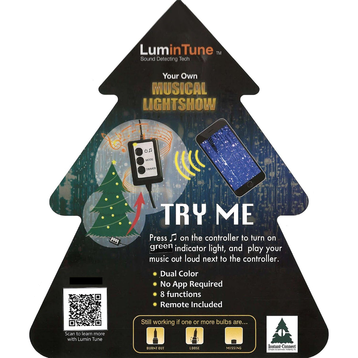 9 Ft. Carmel Pine Slim Artificial Christmas Tree with Dual Multicolor & Warm White LED Lights and Stand
