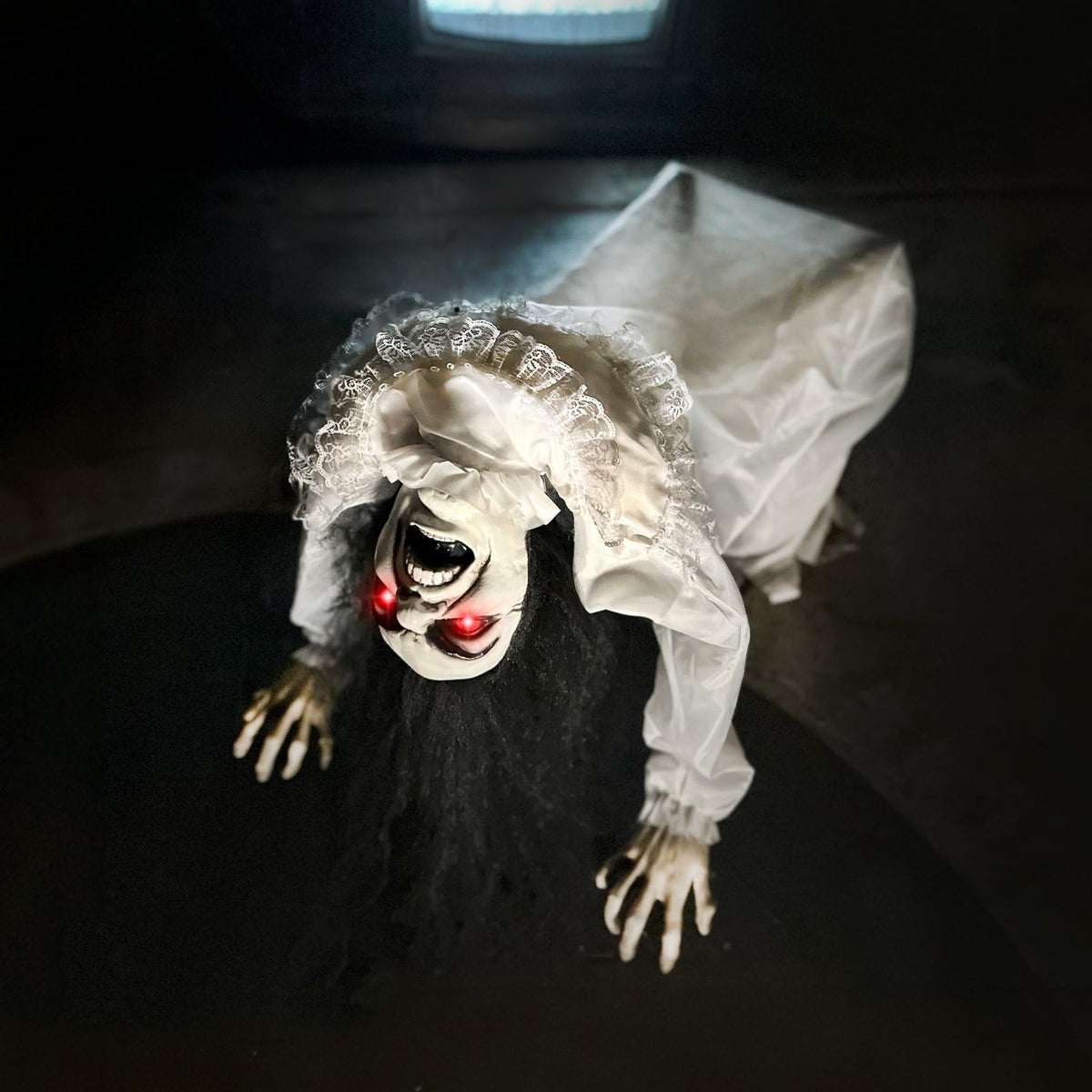 3.0-Ft. Life-Size Animatronic Possessed Woman