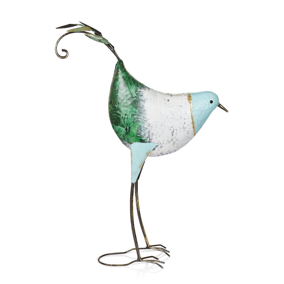 MCC702 Head Down Metal Bird Outdoor Statue
