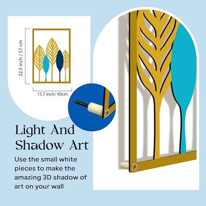 Glamativity Large 4 Pcs Colorful And Black Double-Sided Gold Leaf Metal Wall Art, 22.5 x 15.7'' Botanical Abstract Wall Décor Metal Leaf with Frame, 3D Textured Sculptures, Modern Wall Art With Ginkgo Biloba Design for Living Room Bedroom Bathroom Stud...