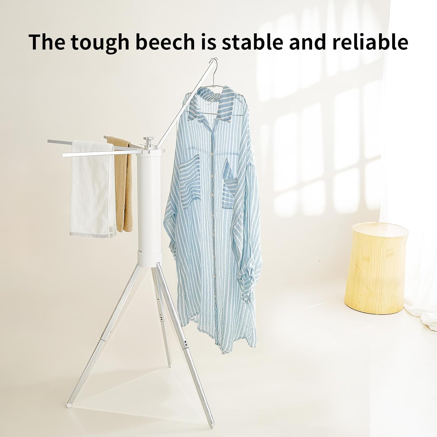JOOM Clothes Drying Rack Portable Foldable - Drying Rack Clothing Space Saving,Collapsible Drying Rack for Laundry,Travel,Indoor,Outdoor. Folding Clothing Rack Home and Travel (Small Silver) - NestledHome