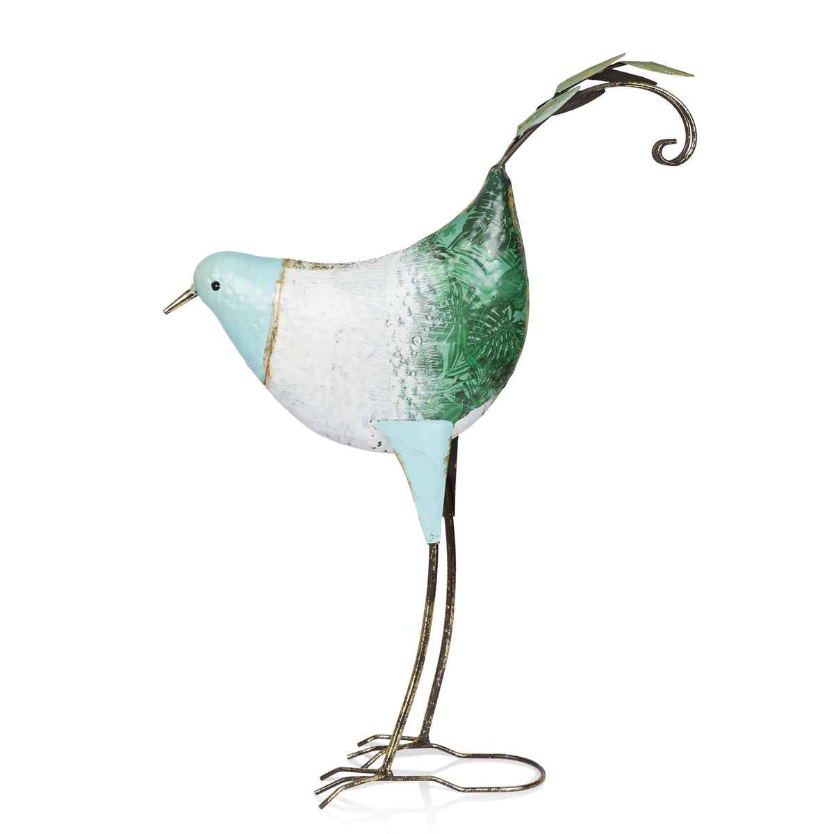 MCC702 Head Down Metal Bird Outdoor Statue