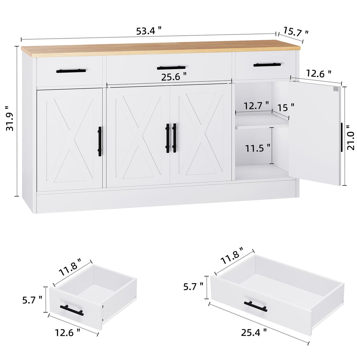 Buffet Cabinet with Storage