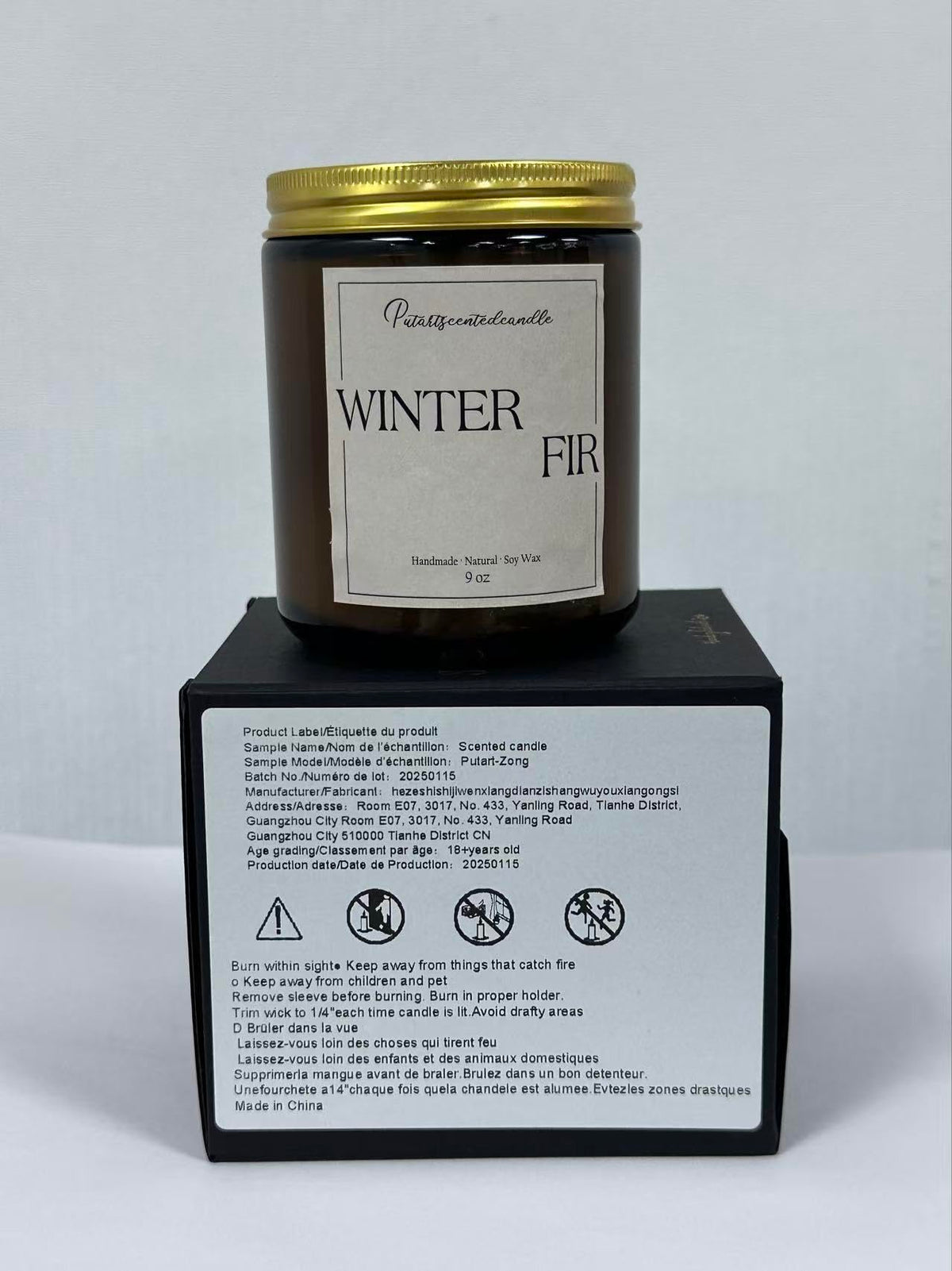 Fir Scented Candle for Home (14 Ounce)