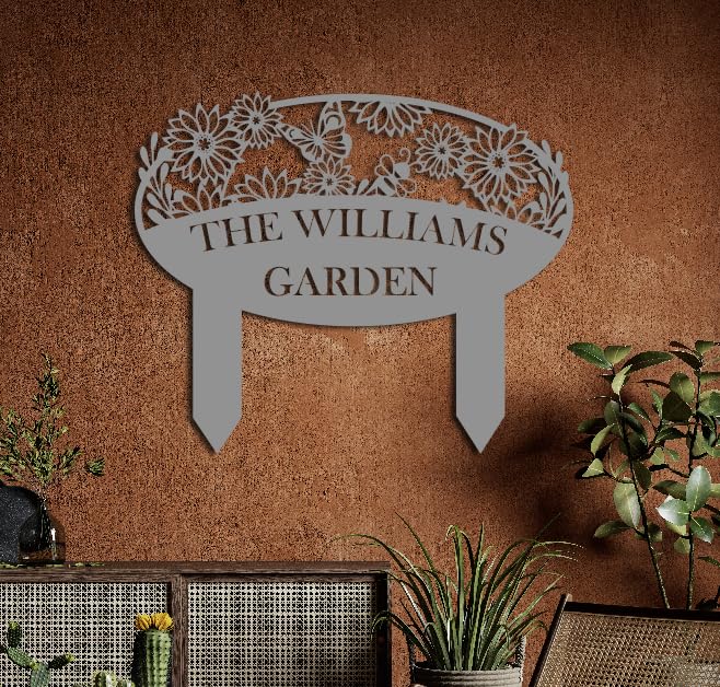 Custom Metal Garden Sign