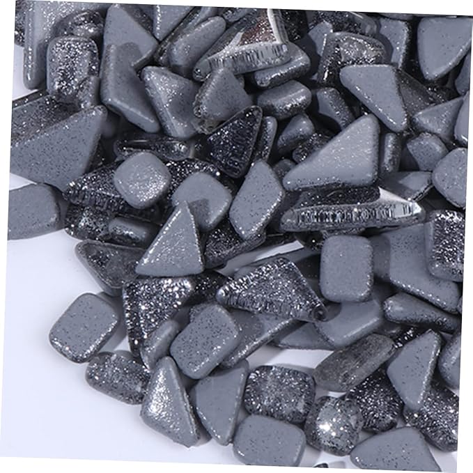 DIY Crystal Glass Irregular Tiles Supplies Craft Gem Stones