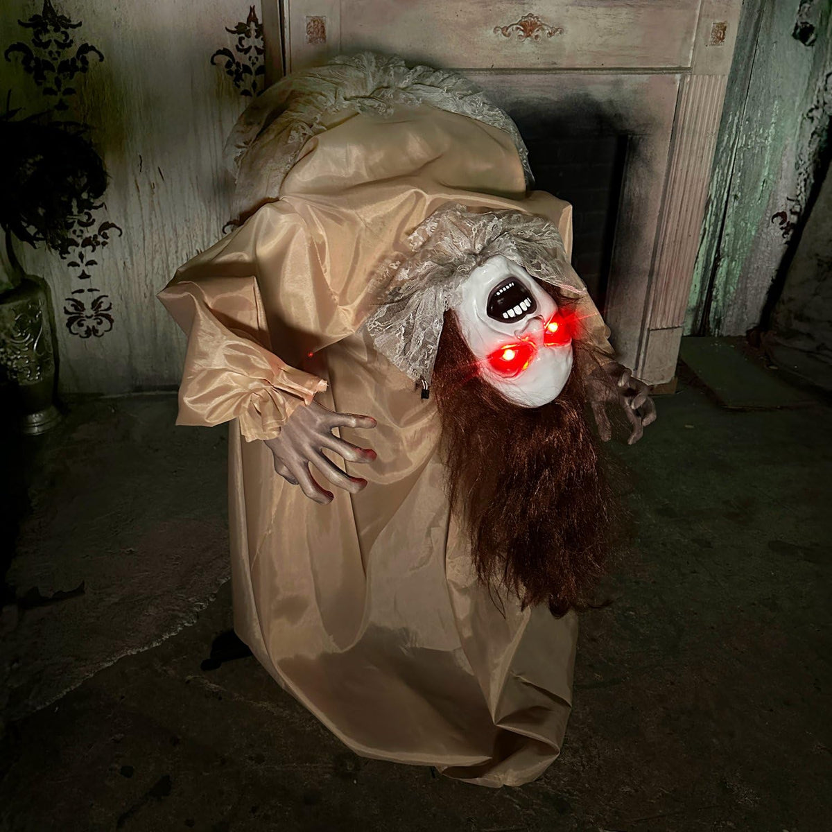 3.4 Ft. Animatronic Possessed Backbend Lady
