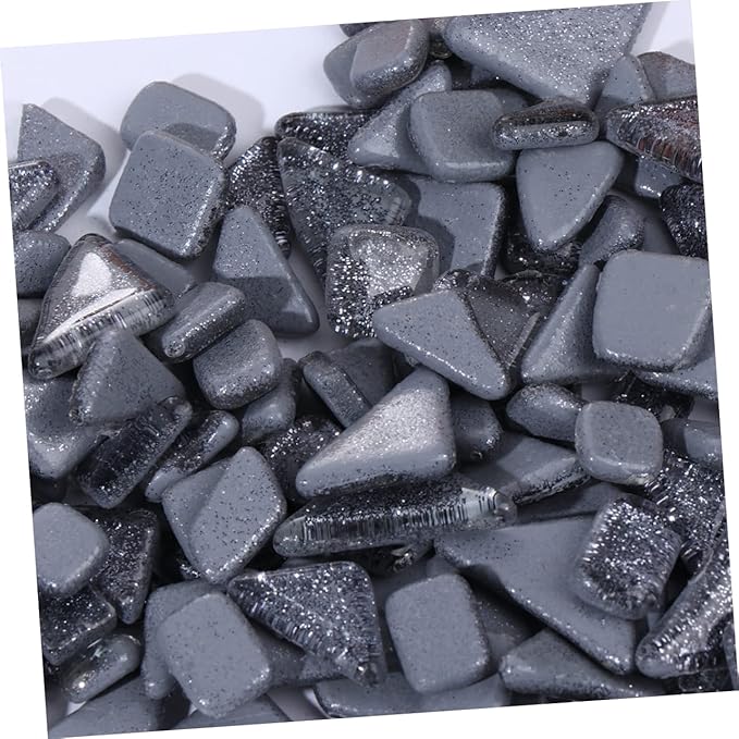 DIY Crystal Glass Irregular Tiles Supplies Craft Gem Stones