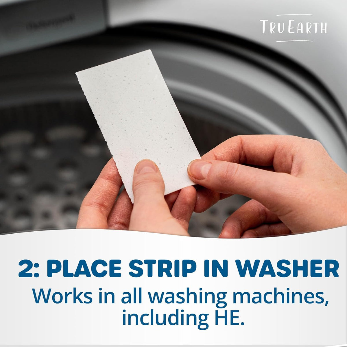 Tru Earth Platinum - Heavy Duty Laundry Detergent Sheets - Up to 64 Loads (32 Count), Fragrance Free - Ultra-Concentrated Strips Formula - Eco-Friendly Laundry Sheets - NestledHome