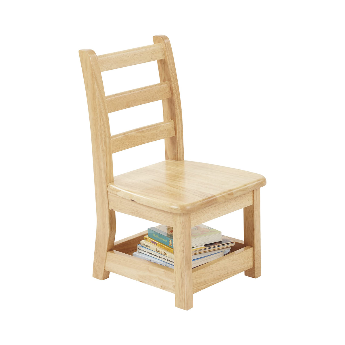 Three Rung Ladderback Chair with Storage (2 Count)