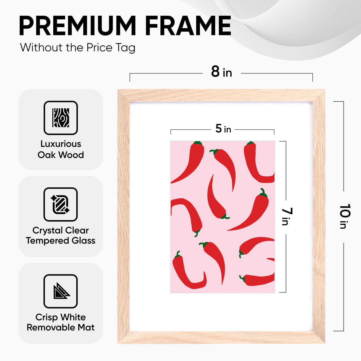 10 x 8 Wood Picture Frame