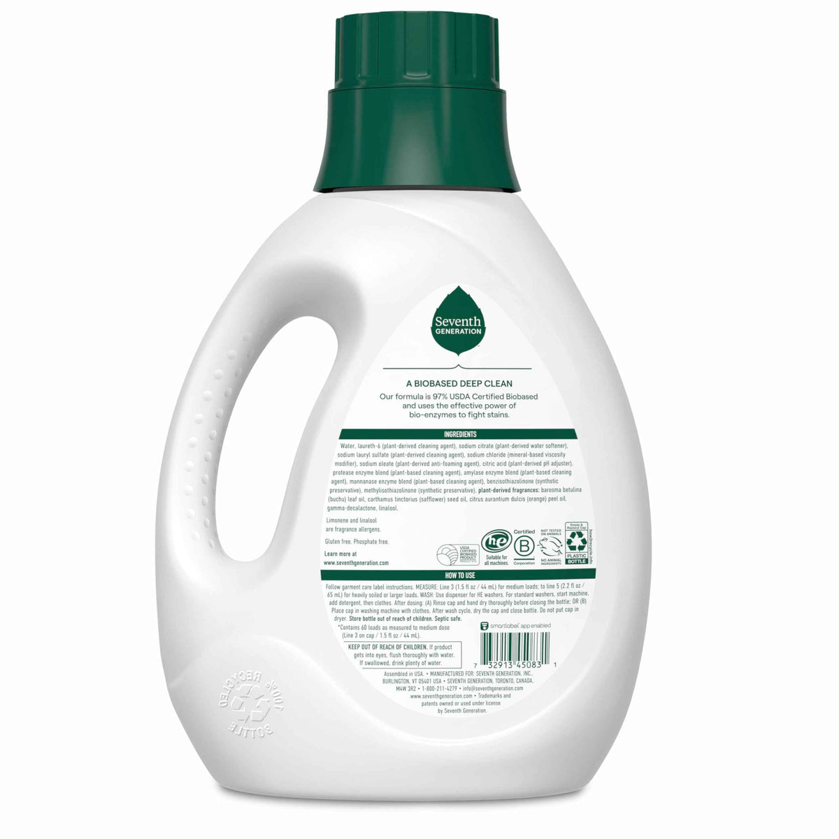 Liquid Laundry Detergent (90 Fl Oz)
