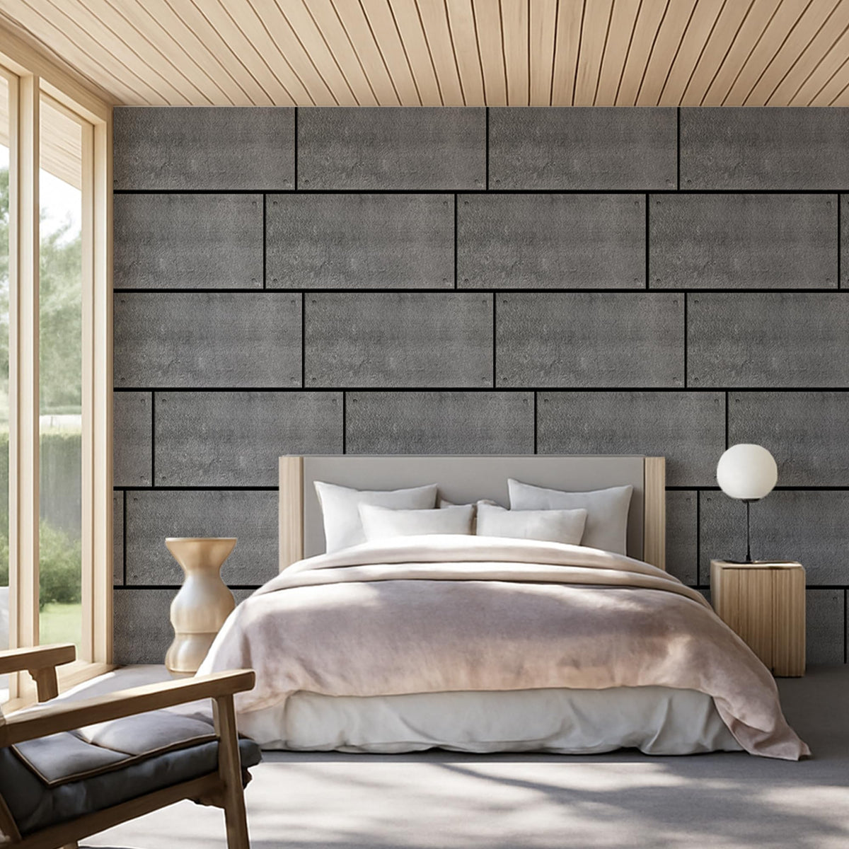 3D Concrete Look Wall Panels