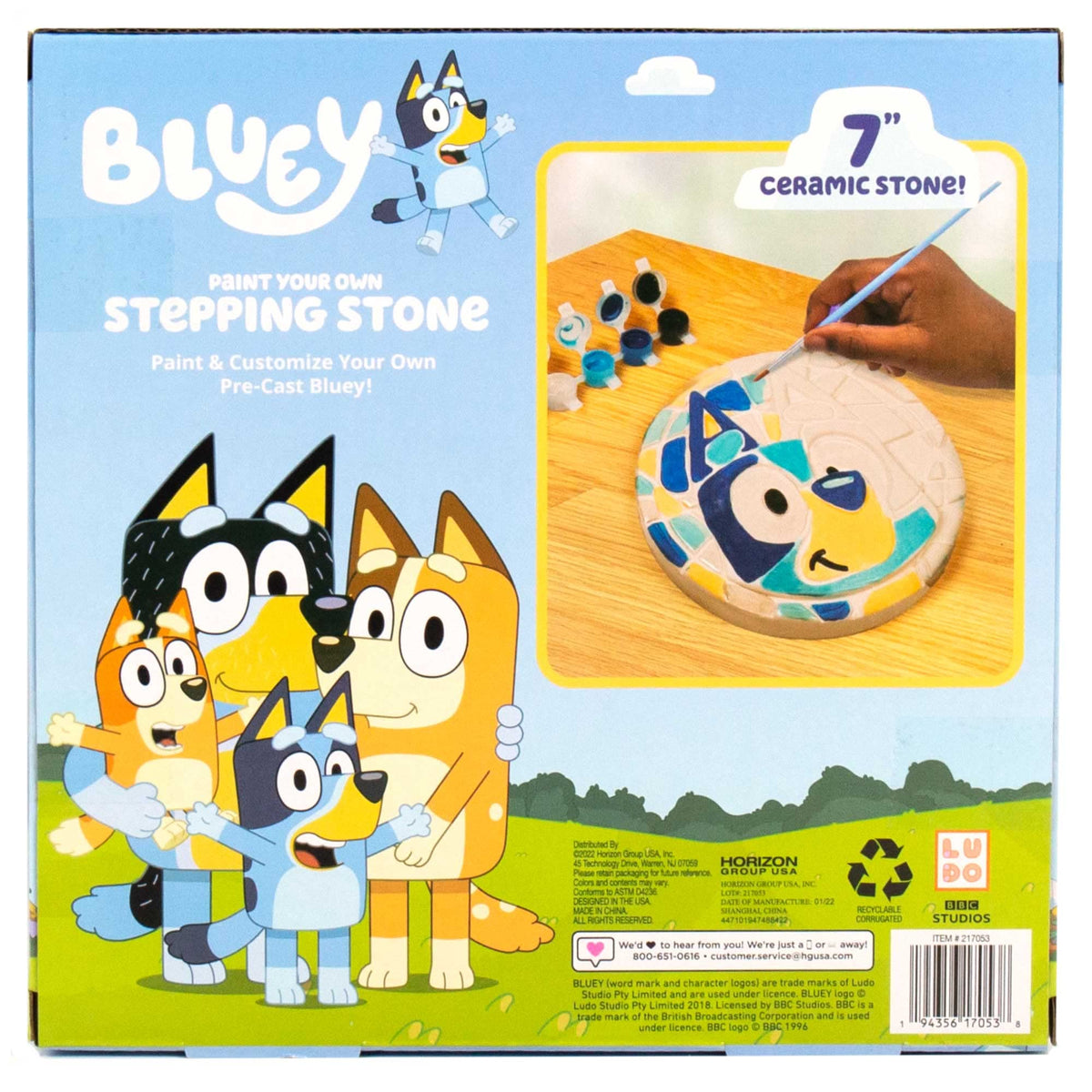 Bluey Paint Your Own Stepping Stone