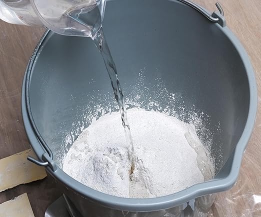 Stepping Stone Kit - Makes a Personalized 8-Inch Stepping Stone, 4 lbs. White Concrete Mixture, Assorted Glass Gems, and 8 inch Mold