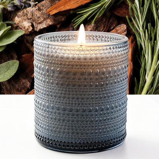 Mid Summer's Night Scented Candle with Lid, 60+ Hours Jar Candle Aromatherapy Candle for Home, Soy Wax Cotton Fiber Wicks, Giftable - NestledHome