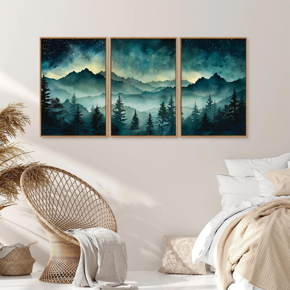 Misty Mountain Framed Canvas Wall Art
