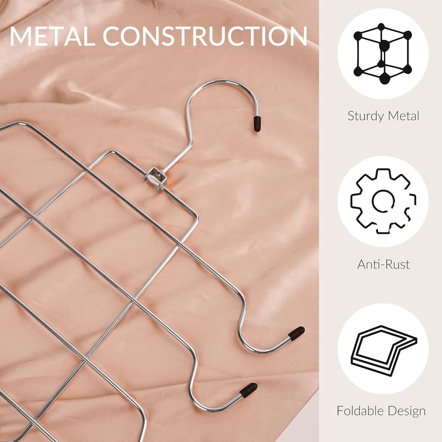 ZEDODIER Tank Top Hanger, Space Saving Bra Hamgers, Non-Slip Hanging Sport Bras Holder, Closet Organizers and Storage for Camisoles Tank Tops Bras Ties Swimsuits Strappy Dress, Silver - NestledHome